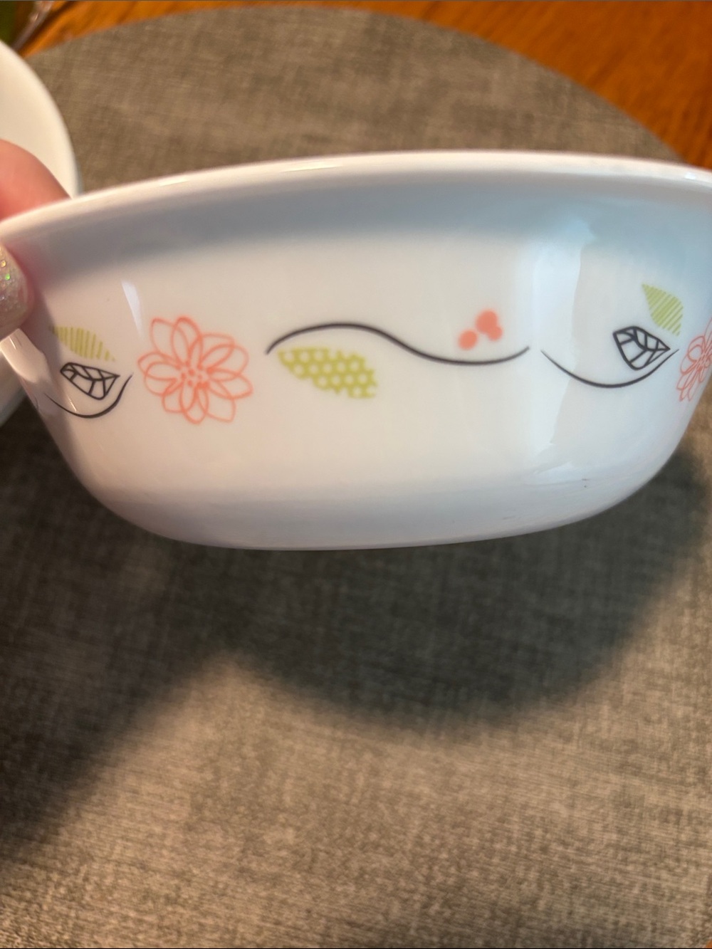 Corelle Tangerine Cereal Bowls, Set of 3